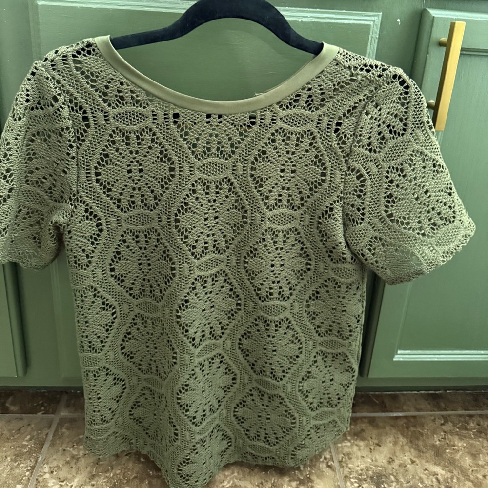 Banana Republic Crochet Lace Top